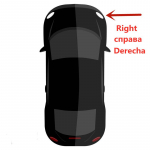 Auto esitulede l&auml;&auml;tsekate BMW 3. seeria E46 2-ukseline LCI 325 330 kupee 2003 2004 2005 2006 l&auml;bipaistev esilaternakate kest