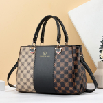 Ruudumustriline Crossbody kott naistele V&auml;rviline kott Trendikas k&auml;ekott