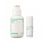 Innisfree rohelise tee seemnete h&uuml;aluroonhappe seerum + 10ml komplekt