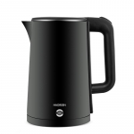 Elektrik&uuml;te Vesi roostevabast terasest majapidamises kiiresti p&otilde;lev pott Keetja veekeetja veeboiler Elektriline veekeetja soojuse s&auml;ilitamine elutuppa must