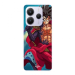 Coque - Maniacase - Xiaomi Redmi Note 14 5G - One Piece Luffy Gear 5 - Souple - Noir