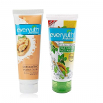 Everyuth kooriv kreeka p&auml;hkli koorija, 50 g ja Tulsi kurkumi n&auml;opesuvahend, 50 g, kombineeritud pakend