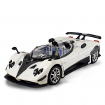 1:24 Pagani Zonda HP Barchetta Sulamist Sportauto Mudel Valatud Metallist V&otilde;idus&otilde;iduauto Mudel Simulatsioonheli ja valgusega Laste M&auml;nguasi Poisi Kingitus valge
