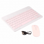 10-tolline Bluetooth-klaviatuurikomplekt USB-laadimisega &uuml;li&otilde;huke vaikne juhtmevaba klaviatuur koos DPI-hiirega