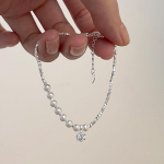 M&auml;&auml;ratlemata purustatud h&otilde;bedane tsirkoon v&auml;lk teemant p&auml;rl k&auml;ev&otilde;ru naiste kerge luksus ni&scaron;&scaron; peen k&auml;ev&otilde;ru &otilde;pilaste ehted