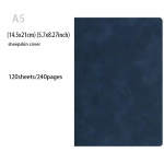 640/400/240/160 lehek&uuml;lge &uuml;lipaksu joonega &otilde;pilasp&auml;evik m&auml;rkmik kontoritarvete A4/A5/A6 PU nahast &auml;rit&ouml;&ouml; m&auml;rkmik A5 Darkblue 240page