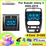 TOYOUSONIC 2 Din Android13 Suzuki Jimny 3 jaoks (2005-2019) Autoraadio Multimeediapleier GPS-navigatsioon Autoradio Carplay Peaseade