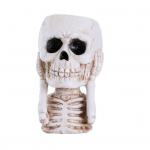 Halloweeni pealuu istutuspott Vaigu luustik Kujuke lillepott siseruumides v&auml;litingimustes sukulendid taimed konteiner Kodu r&otilde;du aiakaunistus A