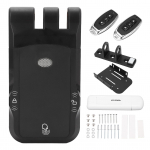 Nutikas ukse lukk juhtmevaba v&otilde;tmeta n&auml;htamatu elektrooniline lukk kodu turvalisus kaugjuhtimispult riiv