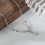 Laineline veetilga kaelakee naistele, kerge luksus, k&uuml;lm stiil, moekas, mitmek&uuml;lgne, magus, lihtne, l&auml;ikiv rangluukett