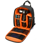 Suure Mahutavusega Veekindel SLR-kaamera Seljakott - Kulumiskindel, Unisex, V&auml;lifotograafiaks oranž