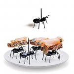 12 tk/komplekt Creative Party Ants hambaorkide sari T&ouml;&ouml;kas Ants puuviljakahvel