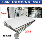 5/10/15/20 Lehed Auto Helisummuti Soojusisolatsioonimatt Auto Van Helikindlad Summutavad Isolatsioonimatid Auto Kapoti M&uuml;raisolaator 250x180x5mm 5PCS