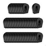 50 Pieces Shoelace Wheel Cord Lock Stoppers End Slider Easy to Use Multi-use Toggle Stopper for Small