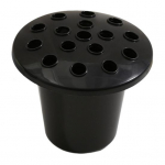 Kaane ja kaanega kalmistu lillehoidja Kalmistu m&auml;lestusvaas Kalmistu lillepott lilleseade jaoks Kalmistu dekoratsioonid must