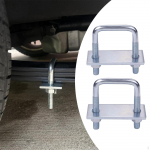 2Pcs Leaf Spring Clamp Kit Fits up to 2.5&rdquo; Wide for Vehicle's Suspension System with Bolt Plate