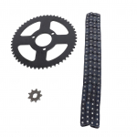 T8F Eesmine ja Tagumine Hammasratas ja Kett Komplekt Teras 9T 10MM Ees 54T 35MM Tagumine Hammasratas 120 Veo