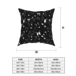 Kummitus Kiusajad Ruudukujuline Padjap&uuml;&uuml;r Dekoratiivpadi Bullterjeri Koer Loovad Padjakatted 66x66cm