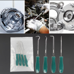 4 tk/komplekt 135&nbsp;Mm autos&otilde;idukite &otilde;litihendiga kruvikeerajate komplekt O-r&otilde;nga tihendi tihendi t&otilde;mmitsa eemaldaja valija konksud parandust&ouml;&ouml;riistad autole beež