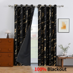 1 tk Pronksjas Marmoritr&uuml;kiga Kardin Magamistoa Elutoa jaoks Blackout P&auml;ikesekaitsekardin Kodu Dekoor 132 * 241cm piece