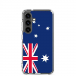 Coque T&eacute;l&eacute;phone &ndash; Samsung &ndash; Galaxy S24 Plus &ndash; Drapeau Australien &ndash; Souple &ndash; mitmev&auml;rviline