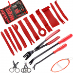 ToBeBold Interj&ouml;&ouml;ri Eemaldatav Interj&ouml;&ouml;ri Vooderdis, Klamber Tangid, Klamber Klamber T&ouml;&ouml;riist, Paneeli Eemaldaja Komplekt, 11-piece set (red) +