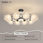 Elutoa l&uuml;hter, LED peavalgusti, Lihtsad ja kaasaegsed magamistoa valgustid 10 headlights must