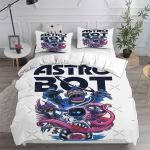 ASTRO BOT Voodikomplektid Voodikate Tekk Voodikate Padjap&uuml;&uuml;r 2-3-osalised komplektid Laste T&auml;iskasvanute Magamistoa Kaunistus Laste Kingitused EU Single 135x200cm