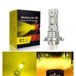 &Uuml;lihele H7 LED esituli, ideaalne mootorratastele, autodele, jalgratastele, kollane, kollane, 12 V,