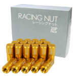 Durax Kerged Alumiiniumrattapoldid, Valige V&auml;rv, V&otilde;istluspoldid, M12 x P1.5, Kupliga kuld