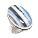 Owhyee Opal Gemstone Handmade 925 Sterling Silver Jewelry Ring Size 8.5 r8z39