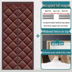 Paksustatud magnetiline soojustatud uksekardin: Talvine tuulekindel ja isekleepuv 140x220 cm