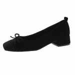 Moodne Uus Disain Moodsad Ruudukujulised Kontsad Vibu Mugavad Mitmek&uuml;lgsed Kulumiskindlad Leomuster Kingad Madalad Kontsad Pumbad Zapatos 35