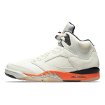 Air Jordan 5 Retro Shattered Backboard Meeste tossud Valge Sail Oranž-Blaze DC1060-100 45.5