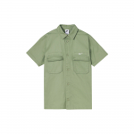 Nike &uuml;hev&auml;rvilise logoga taskuga l&uuml;hikeste varrukatega polo s&auml;rk meestele Roheline DX3341-386 M