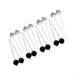 Golf Balls Games Dia 1.65 in Indoor Outdoor Fun Black and White