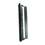 L&auml;biv Patch Panel 24 Porti Cat6 RJ45 19 Riiulile Paigaldatav Punch Down Keystone