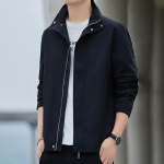 Meeste Trend Mitmek&uuml;lgne Kevad-S&uuml;gis Spordijakk Meeste S&uuml;gis Vaba Tuulekindel Vabaaja 4XL must