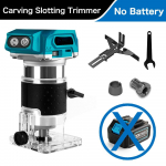 3300 p/min Harjadeta Elektriline K&auml;eshoitav Trimmer Juhtmevaba Kaasaskantav Puidufrees Puidut&ouml;&ouml; Graveerimine Soonte L&otilde;ikamise Masin