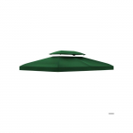 Varikatus - MUVOE - 3x4m - Pol&uuml;ester - Roheline - Optimaalne ventilatsioon roheline