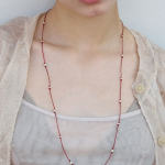 ESMASP&Auml;EVA V&Auml;LJAANNE Sarase boheemlaslik kaelakee - Punane Red