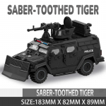 Eripolitsei plahvatusohtlik brontosaurus soomusauto s&otilde;jav&auml;epolitsei kokkupandav mudel ehitusklotsid maastikuauto m&auml;nguauto poiss NO BOX