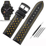 Uus naturaalsest nahast k&auml;ev&otilde;ru Tissot 1853 Special T116 rihmale T116617 Warriors Knights Lakers Band Heuer Meeste 22mm k&auml;ev&otilde;ru 22mm