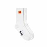 KODAK Apparel ColorPlus V&auml;ikese logoga sokid VALGE LXL