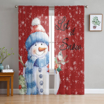 J&otilde;ulupuu Lumememm Lumehelves Mockingbird T&uuml;ll Kardinad Elutuba Magamistuba L&auml;bipaistev Sisustus Sifoon Voile K&ouml;&ouml;k Aknakatted W135 x H114cm