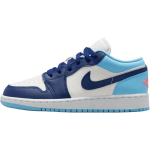 Air Jordan 1 Low GS Sail Blue Chill Laste tossud Hot-Lava Blue-Void 553560-149 35.5