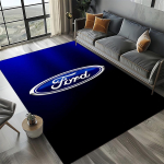3D F-Ford Mustang v&otilde;idus&otilde;iduauto mootorratta vaip elutuppa, magamistuppa, kodu diivani kaunistamiseks, lasteala vaip libisemiskindel p&otilde;randamatt 70x100cm( 27x39in )