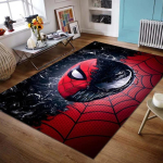 Marvel Venomiga tr&uuml;kitud vaipkate kodu elutuppa, magamistuppa, diivani ette, uksematiks, kaunistuseks, libisemiskindel p&otilde;randamatt, garderoobi, m&auml;ngunurga vaip 120*160cm