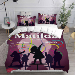 Roald Dahli Matilda Muusikali Voodipesukomplektid Tekk Tekikott Voodikate Tekikott Padjap&uuml;&uuml;r 2-3 Osaline Komplekt Lastele T&auml;iskasvanu Suurus EU Single 135x200cm