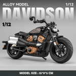 1/12 Harley Davidson Sportster S Mootorratas Sulamist Mudel Valatud V&otilde;idus&otilde;idu Mootorratas M&auml;nguasi Lastele Kingitus Kollektsioon Miniatuurne Auto must